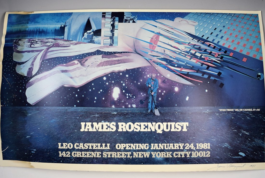 James Rosenquist Signed Poster (1 of 3)
