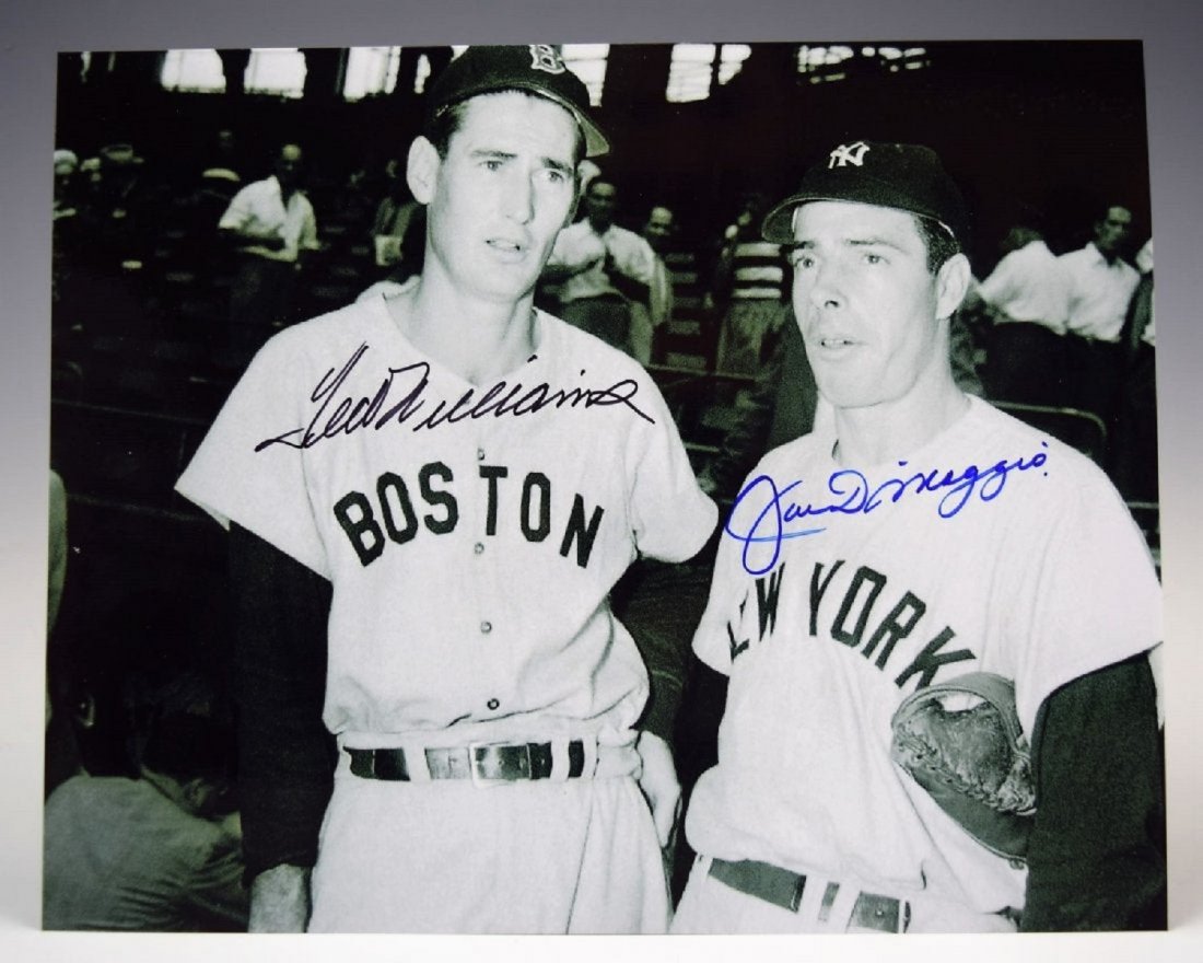 Ted Williams and Joe Dimaggio Signed Photograph (1 of 3)