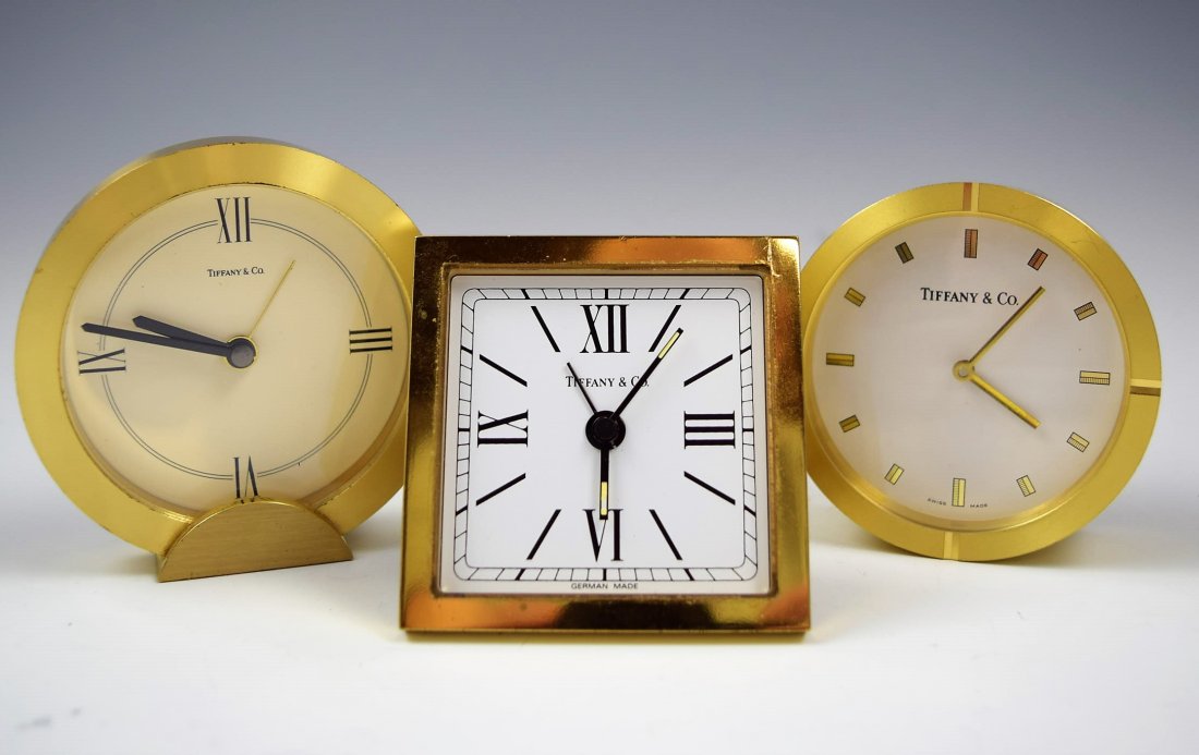Tiffany & Co Desk Clocks (1 of 3)