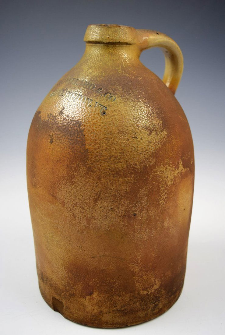 Antique Stoneware Jug O. L. Ballard (1 of 4)