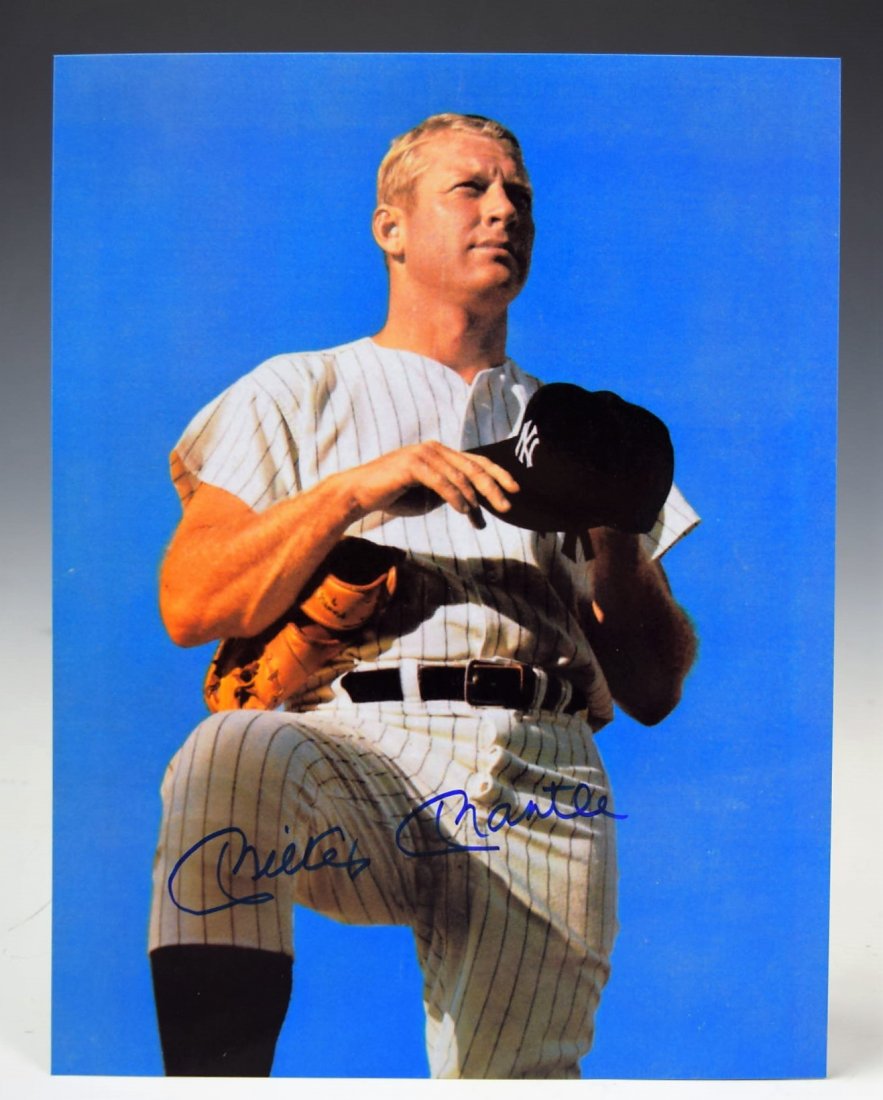 Mickey Mantle Signed Photograph (1 of 3)