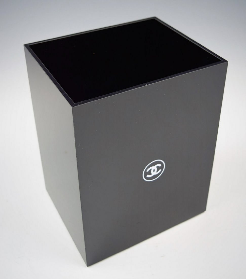 Chanel Acrylic Waste Bin (1 of 2)
