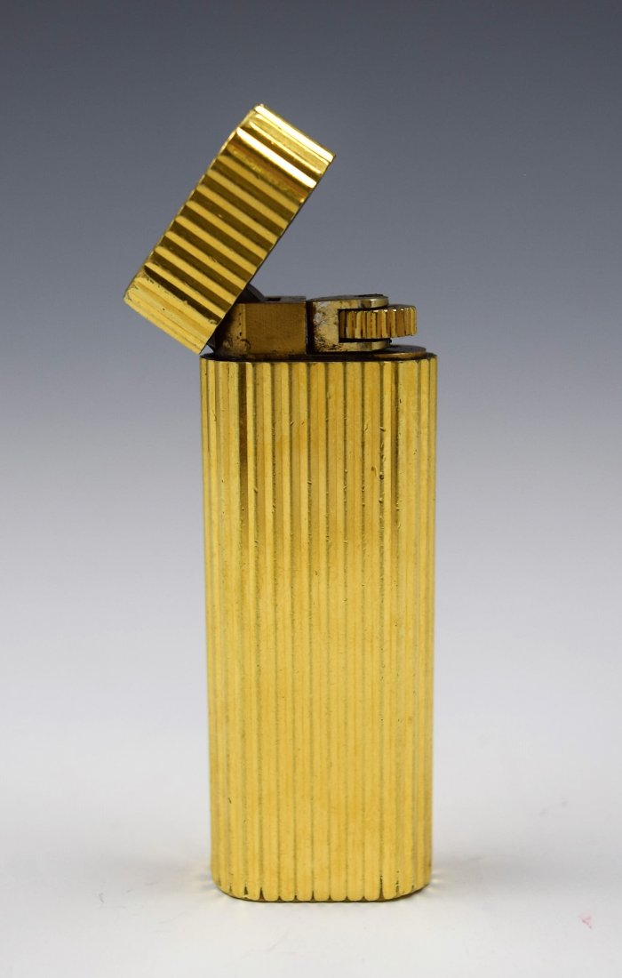 Vintage Cartier Lighter: Vintage Cartier gold plated lighter