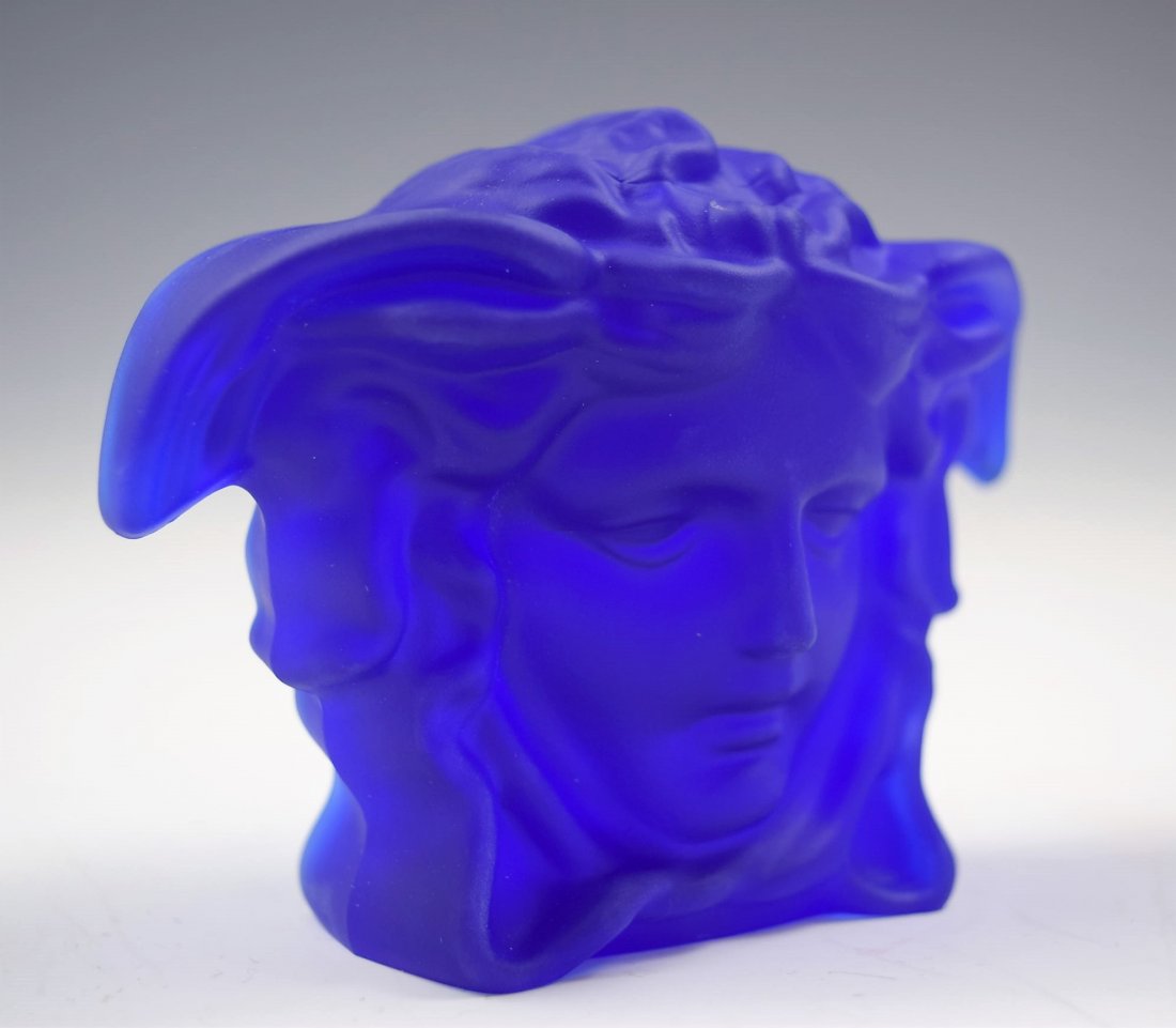 Versace Medusa Head Frosted Paperweight (1 of 3)