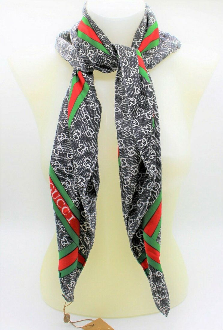 Gucci Silk Scarf (1 of 2)