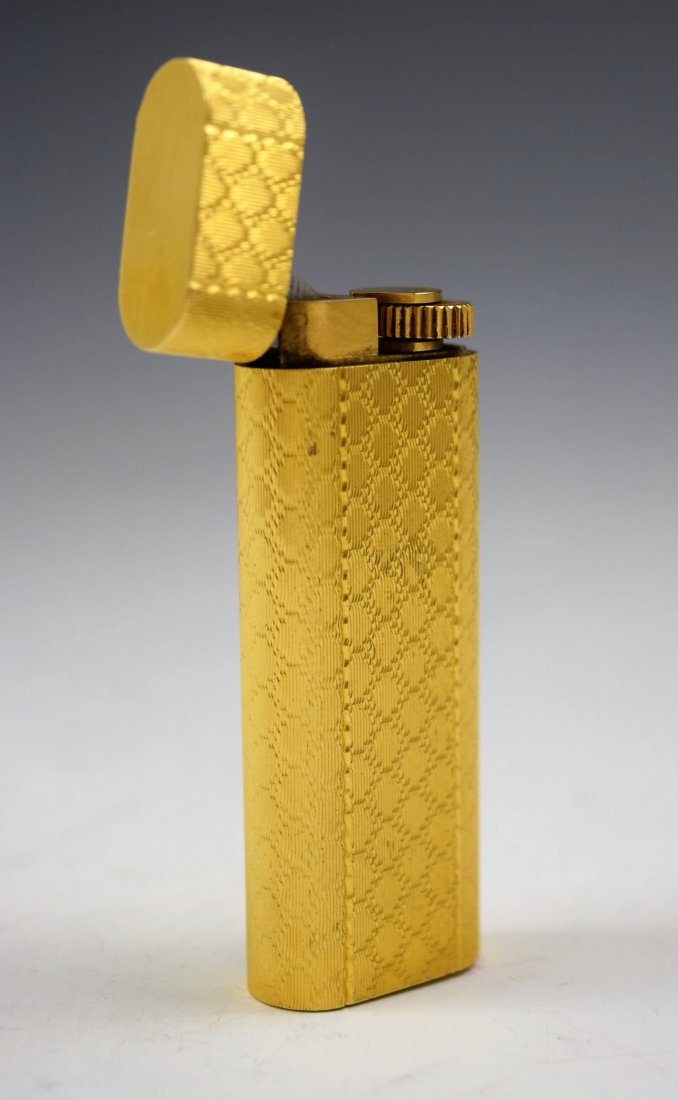 Vintage Cartier Lighter: Vintage Cartier gold plated lighter