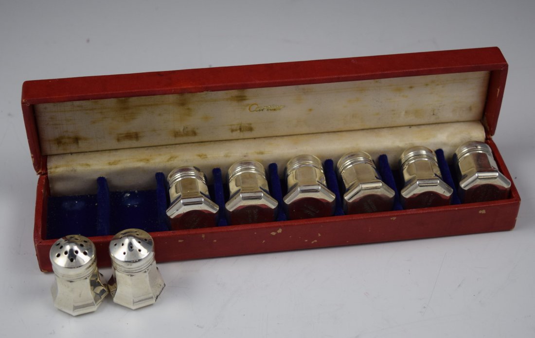 Cartier Sterling Silver Salt and Pepper Set (1 of 2)
