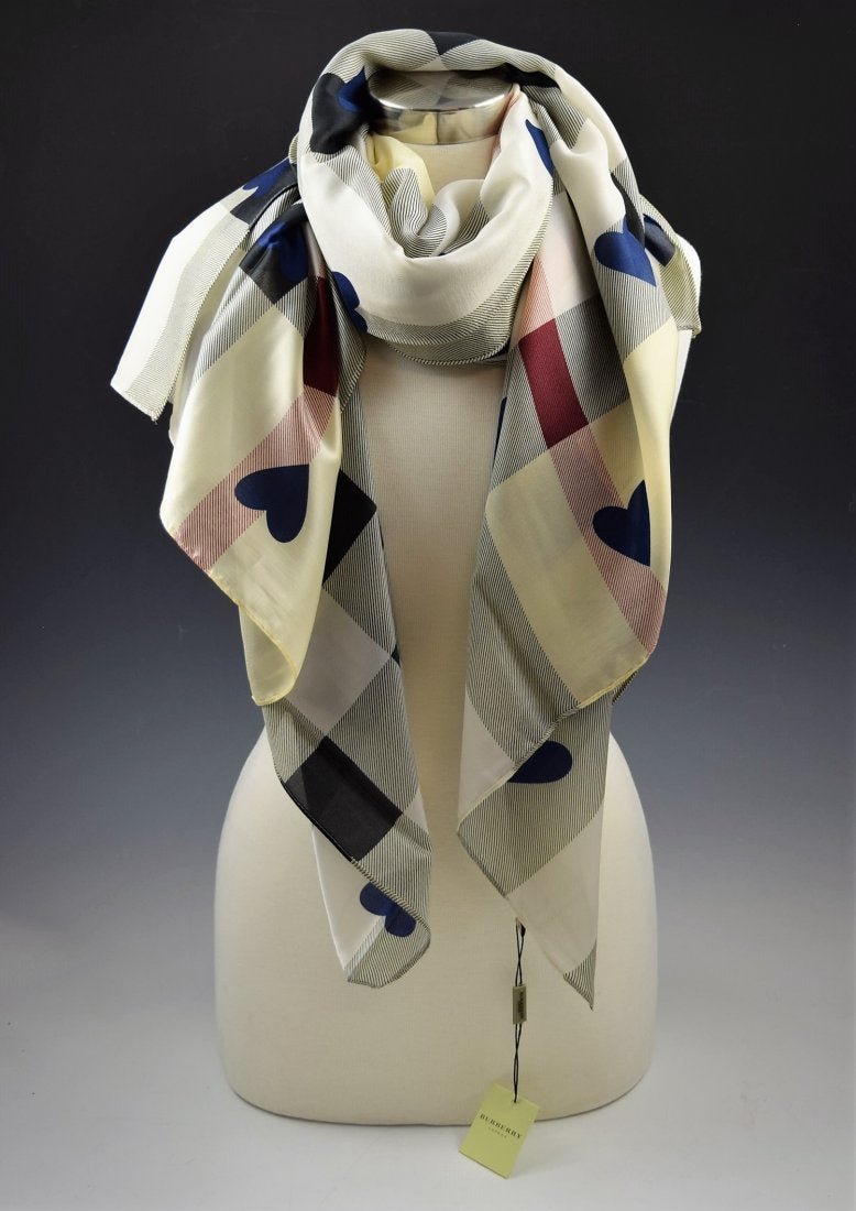 Burberry Silk Scarf (1 of 3)