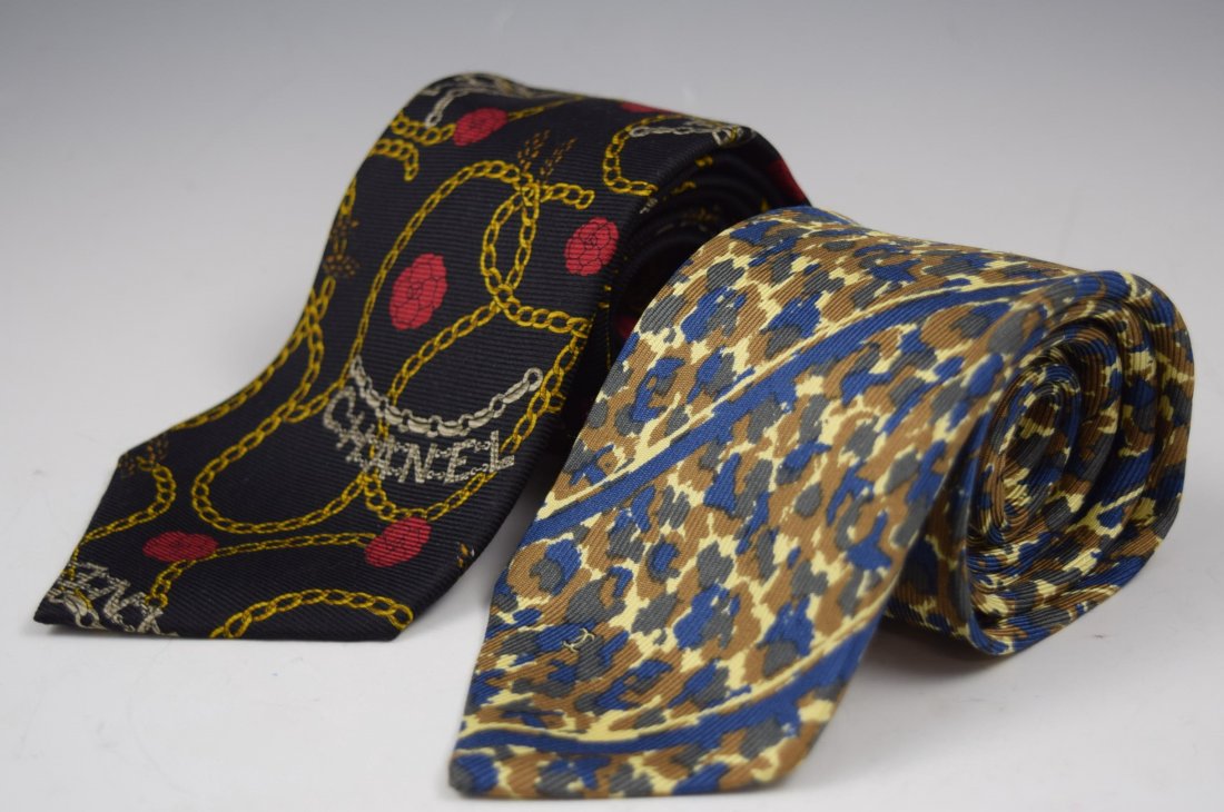 Vintage Chanel Silk Ties (1 of 2)