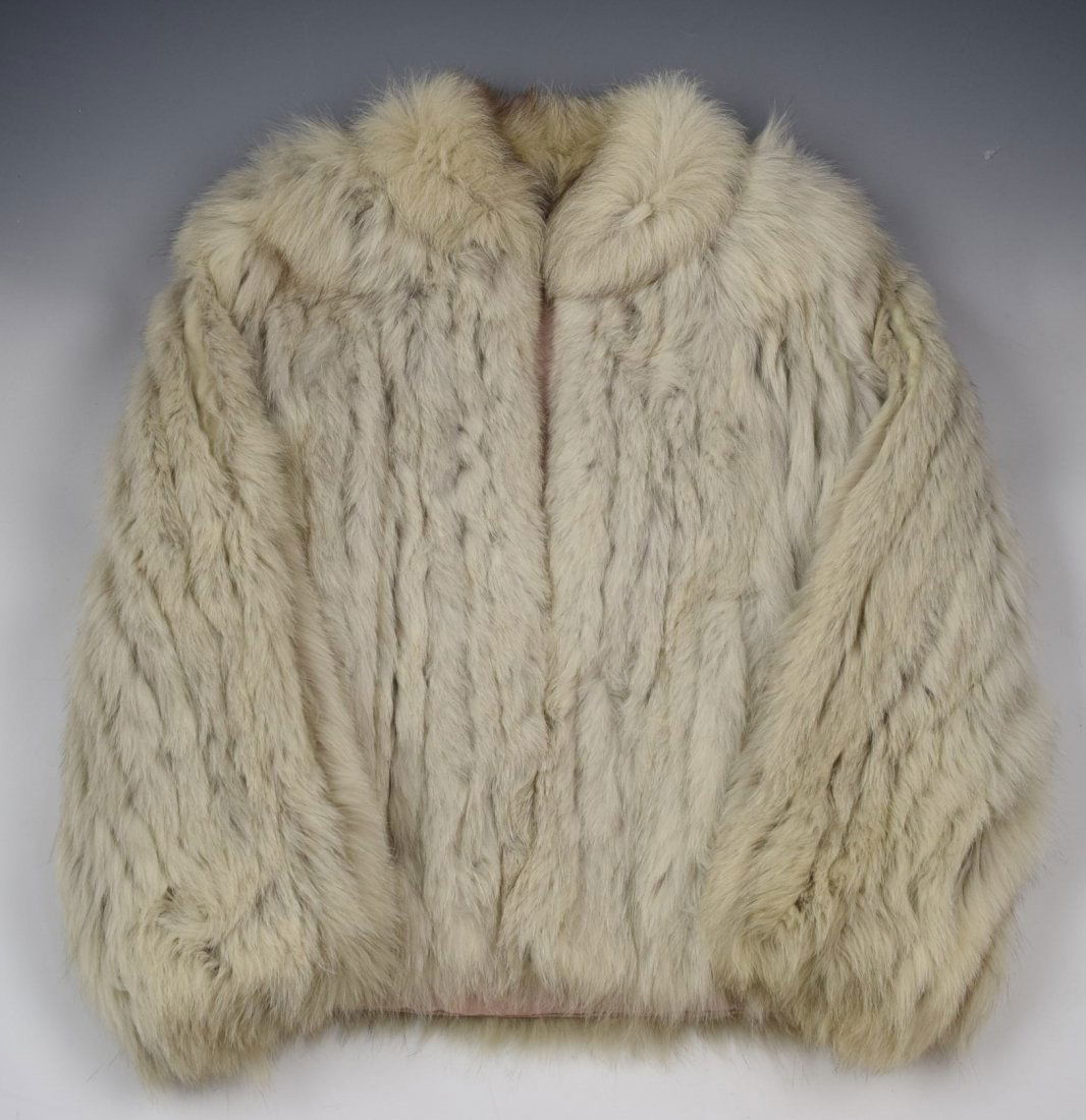 Saga White Fox Fur Jacket (1 of 2)