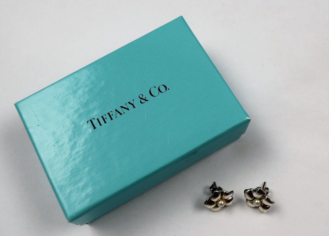 Tiffany & Co Sterling Silver Earrings (1 of 3)