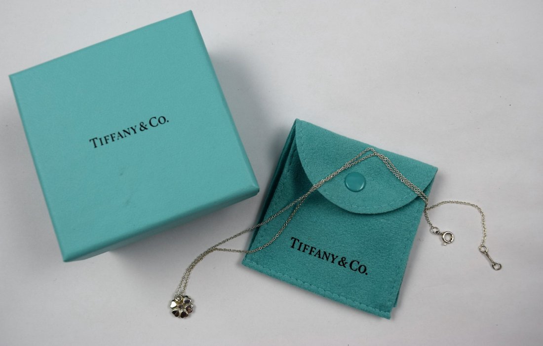 Tiffany & Co Sterling Silver Necklace: Tiffany & Company Paloma Picasso sterling silver Crown of Hearts necklace Box and dust bag included