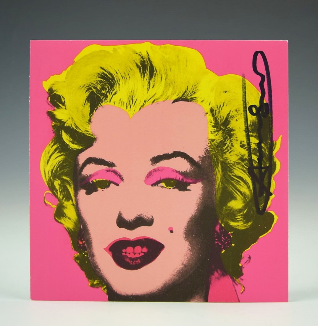 Andy Warhol Marilyn Signed Invitation (1 of 4)