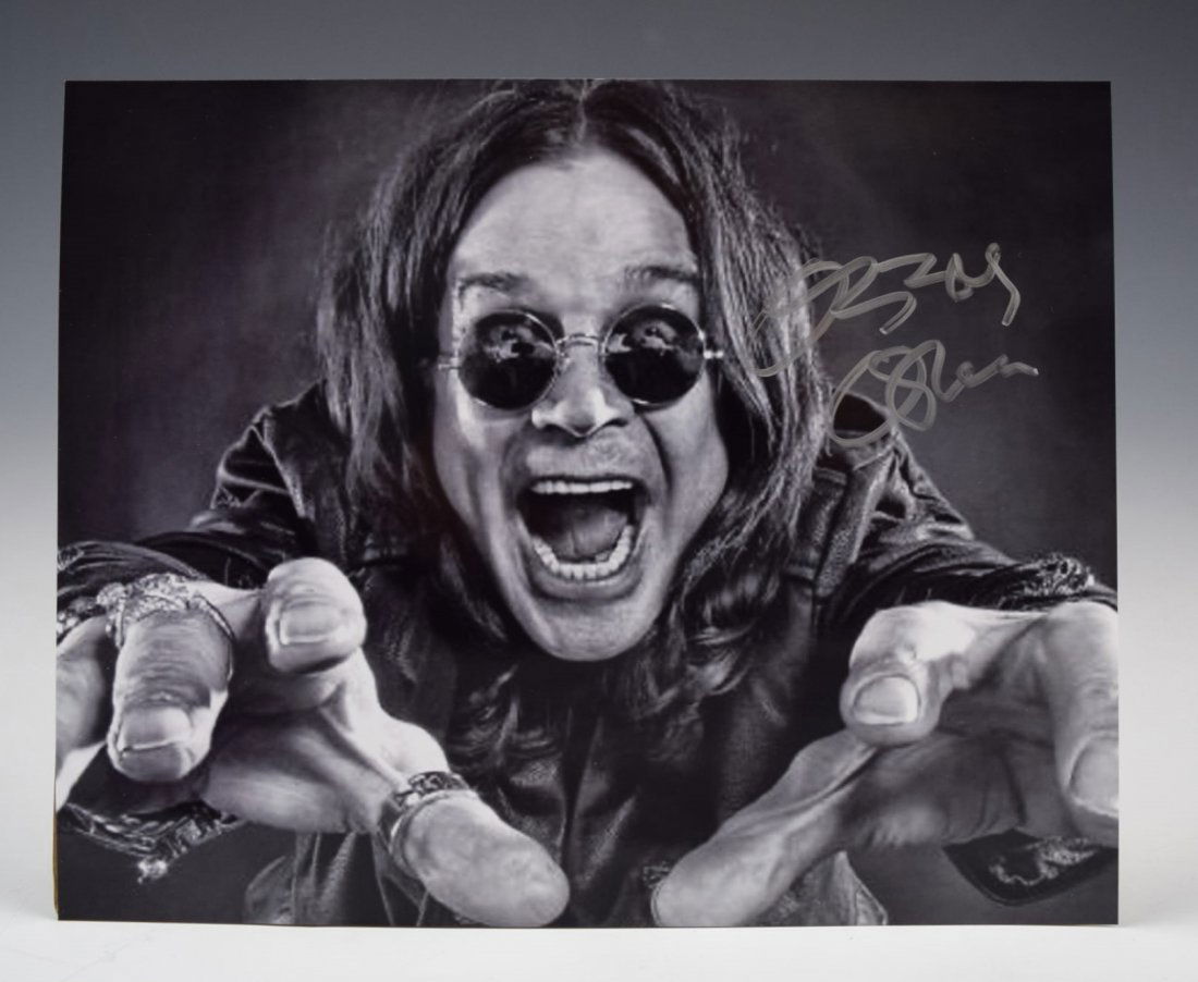Ozzy Osbourne Signed Photograph (1 of 3)