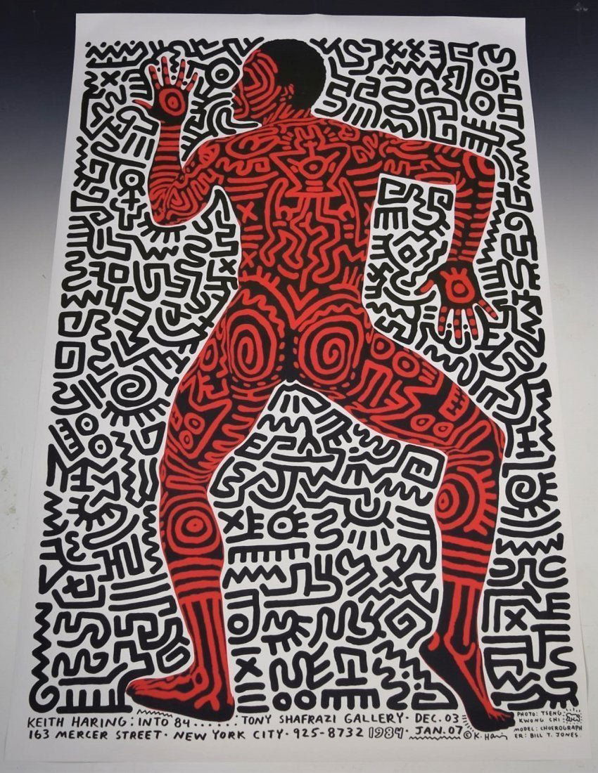 Keith Haring, Tony Shafrazi Exhibition Poster (1 of 1)