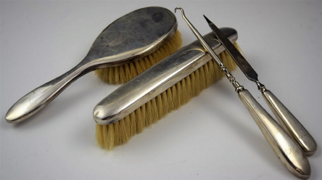 Cartier Sterling Silver Dresser Set (1 of 4)