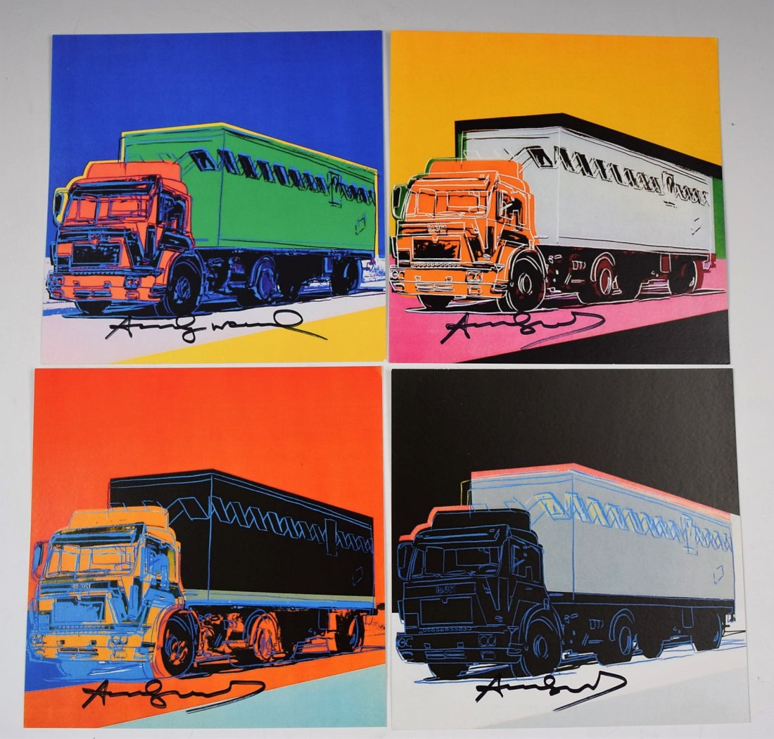 Andy Warhol Trucks Suite Signed (1 of 3)