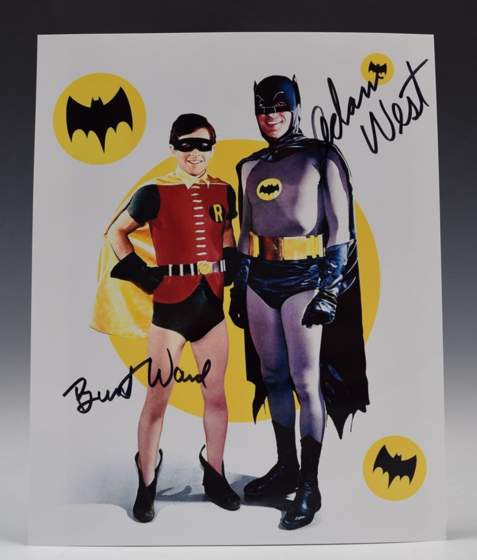Adam West, Burt Ward Signed Batman Photograph (1 of 3)