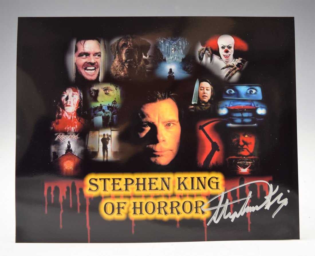 Stephen King Signed Photograph (1 of 2)