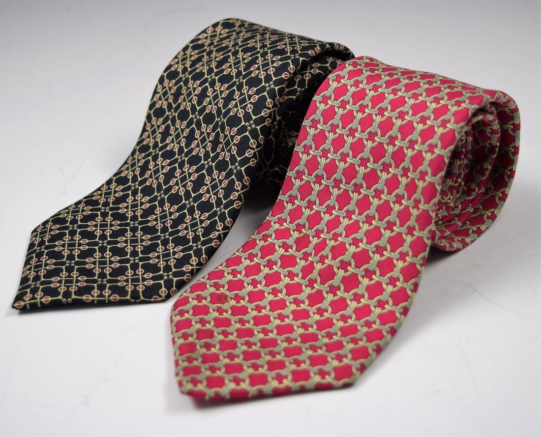 Hermes Silk Ties (1 of 3)
