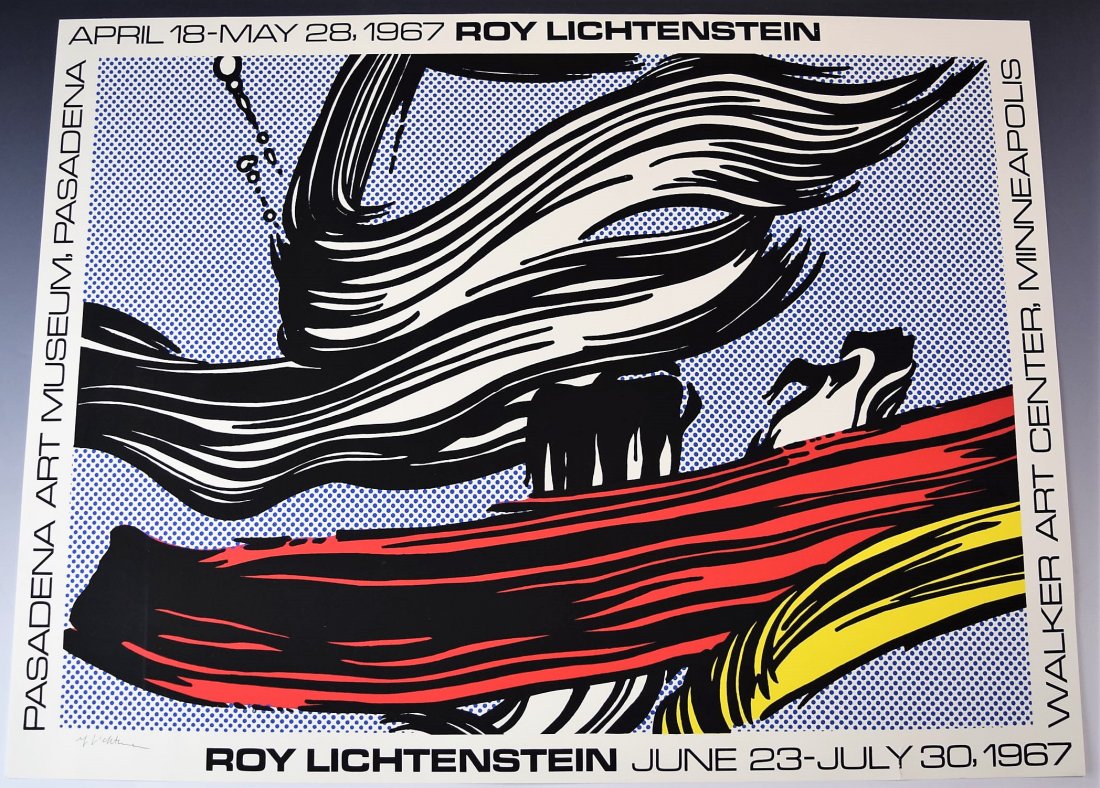 Roy Lichtenstein Signed Poster (1 of 3)