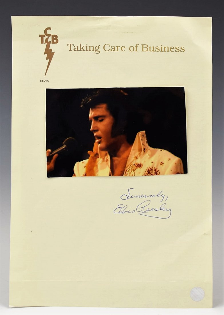 Elvis Presley Autograph (1 of 2)