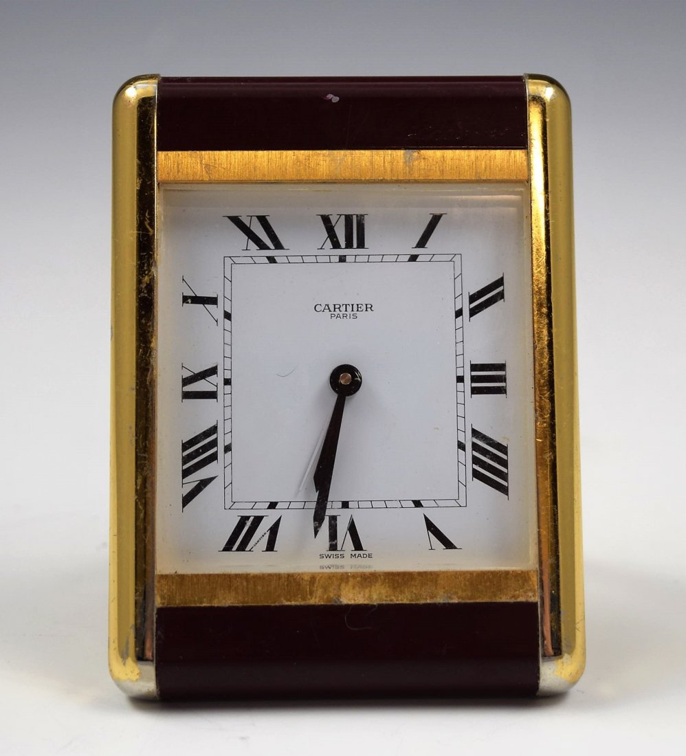 Cartier Travel Clock: Cartier travel alarm clock