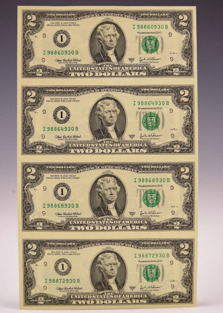 United States $2 Banknote (1 of 3)