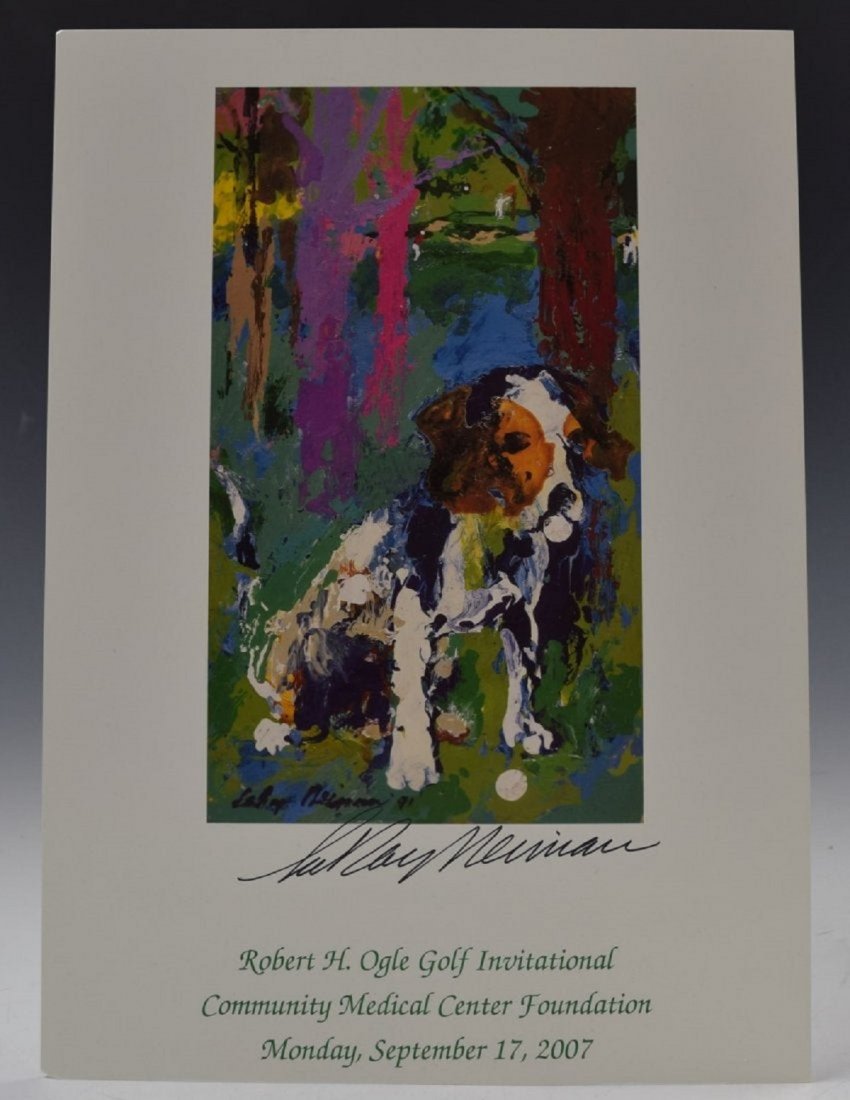 Leroy Neiman Signed Flyer (1 of 2)