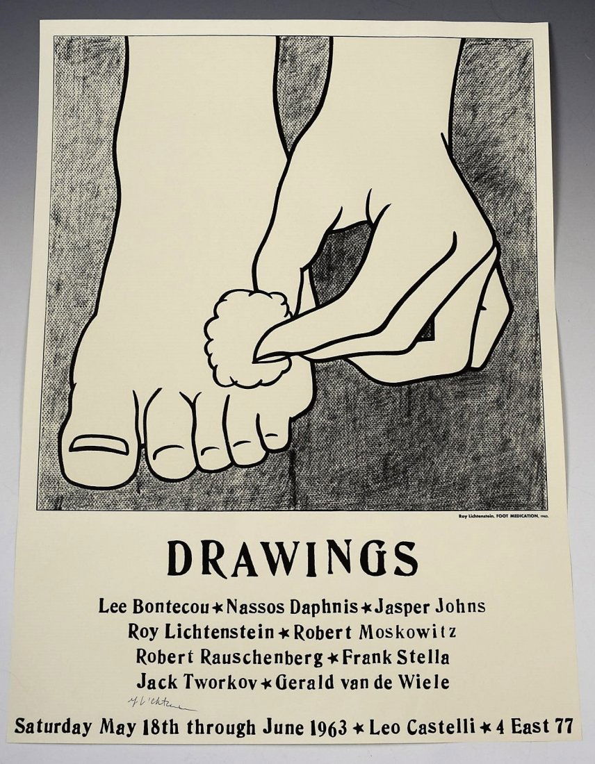 Roy Lichtenstein Signed Poster (1 of 2)