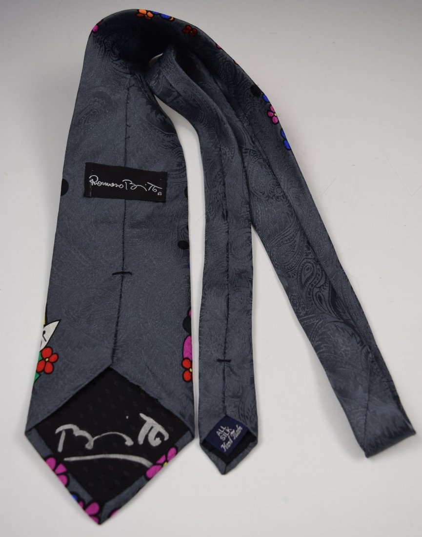 Romero Britto Signed Tie (1 of 3)