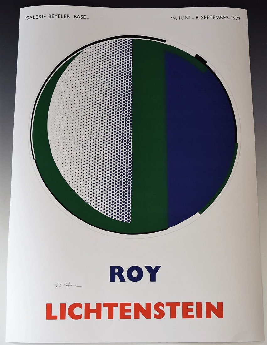 Roy Lichtenstein Signed Poster (1 of 2)