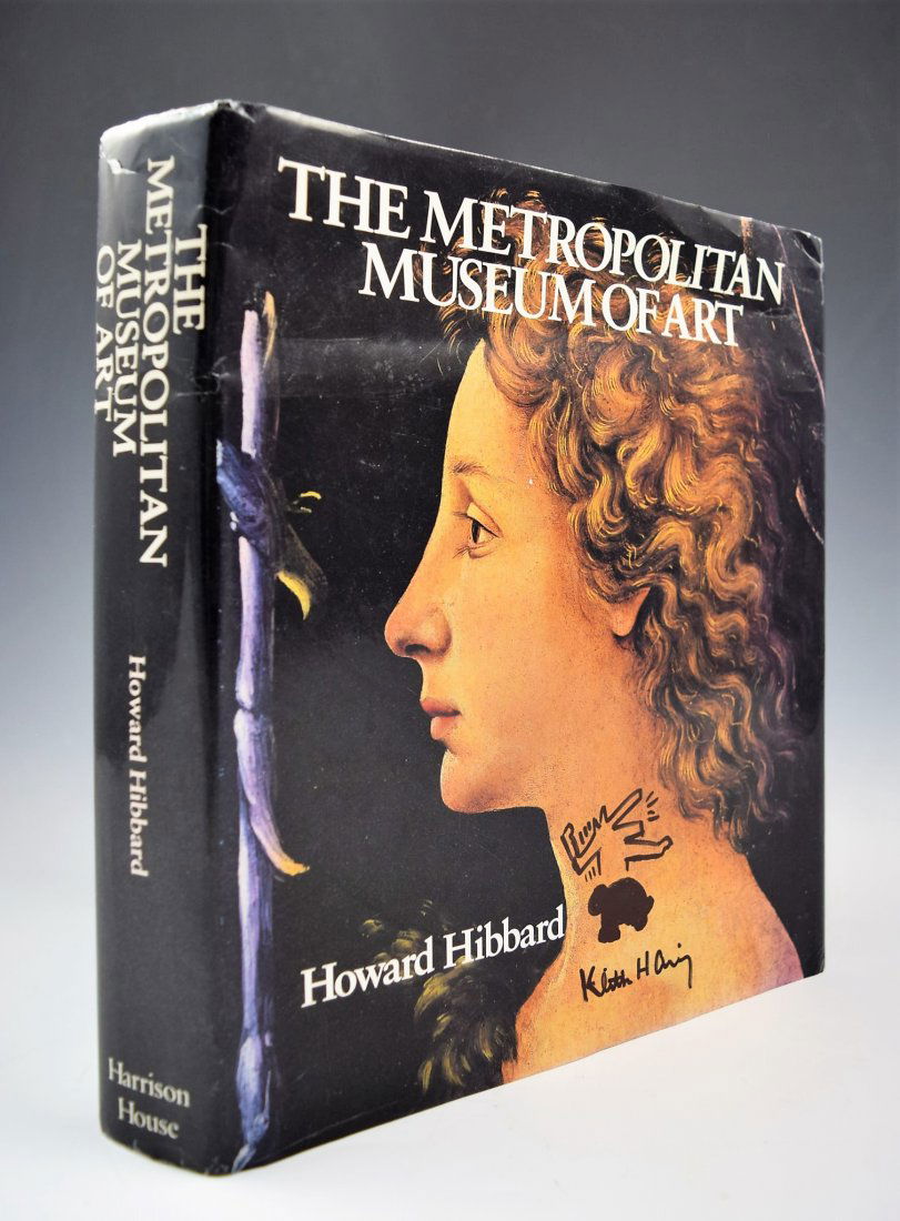 Keith Haring Signed Book with Drawing (1 of 3)