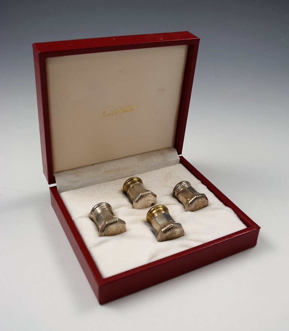 Cartier Sterling Silver Salt and Pepper Set (1 of 3)