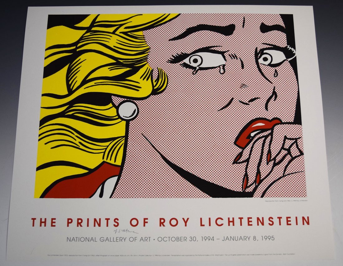 Roy Lichtenstein Signed Poster (1 of 3)