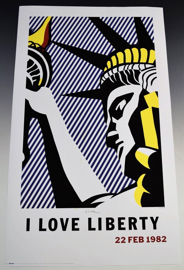 Roy Lichtenstein Signed Poster (1 of 2)