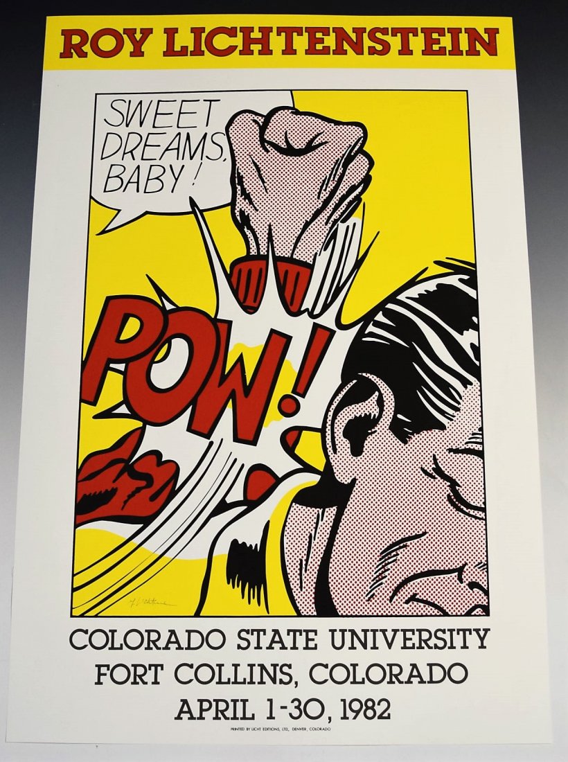 Roy Lichtenstein Signed Poster (1 of 3)