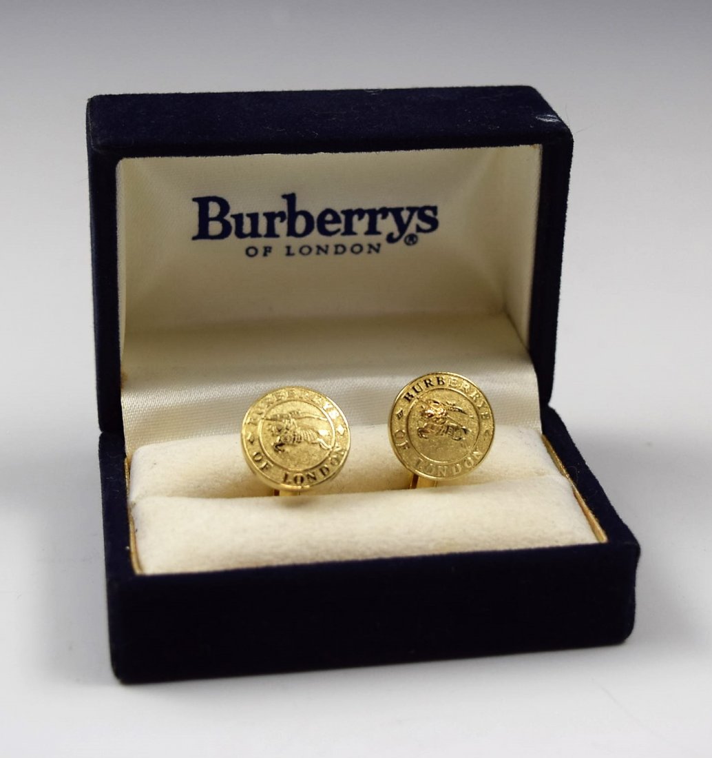 Vintage Burberry Cufflinks (1 of 3)