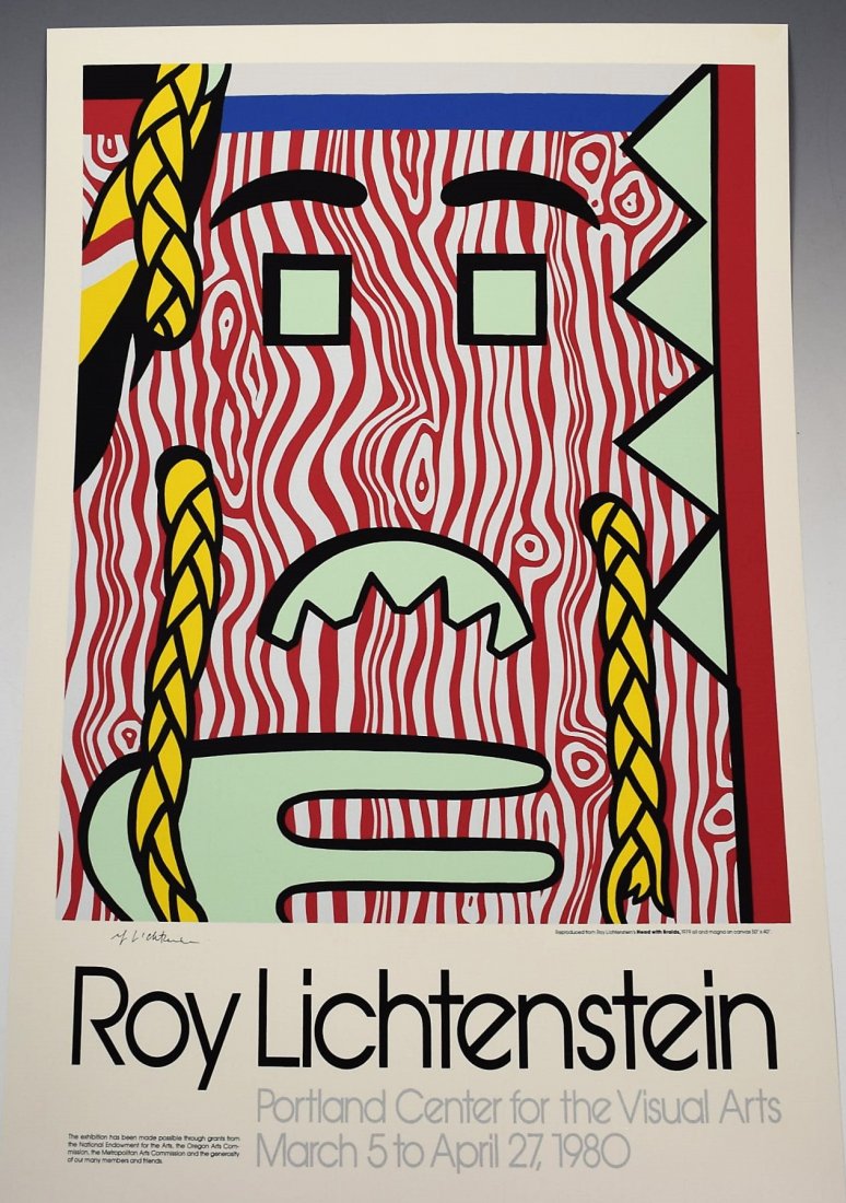 Roy Lichtenstein Signed Poster (1 of 2)