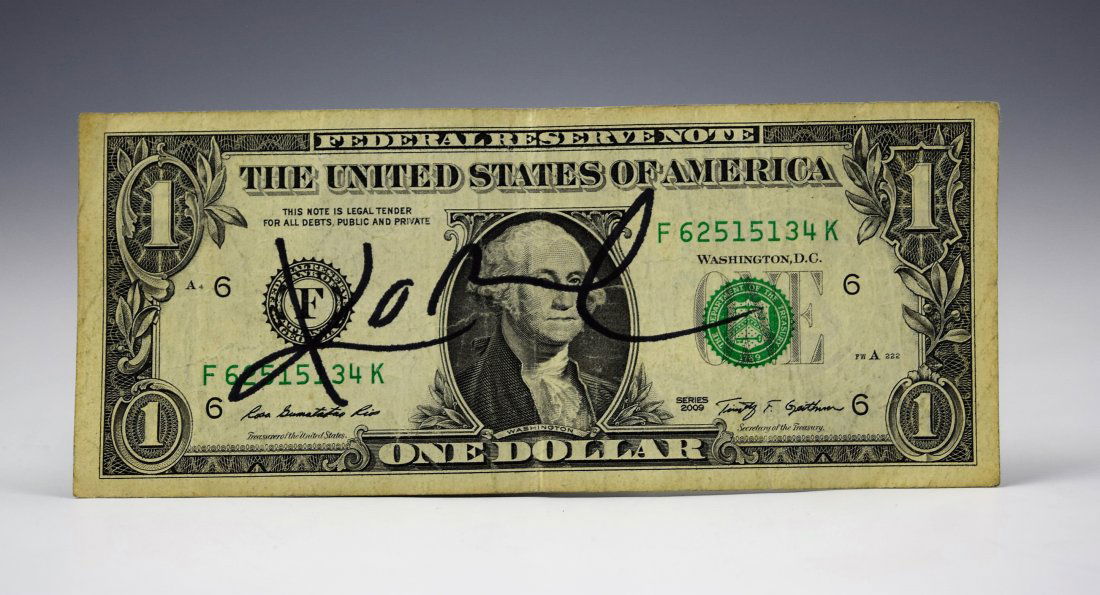 Kobe Bryant Autographed Bill (1 of 2)
