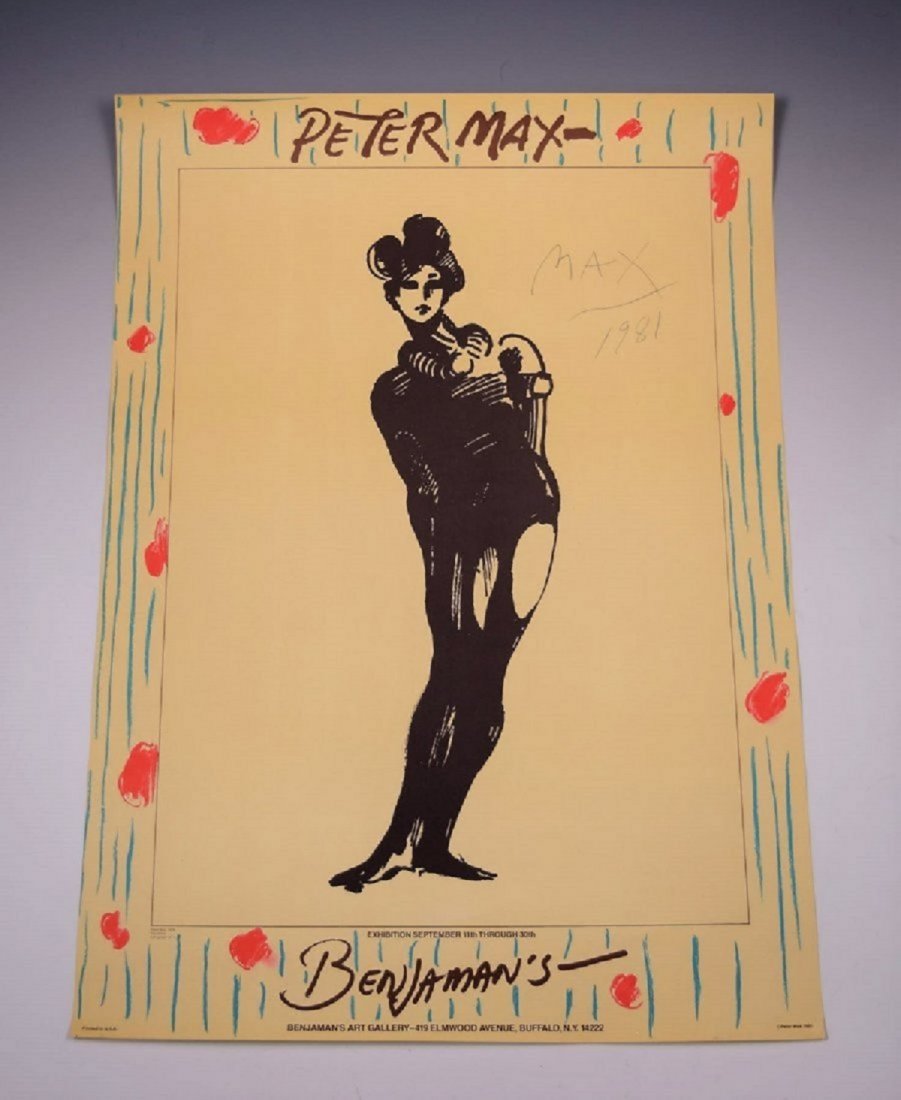 Peter Max Signed Poster (1 of 2)