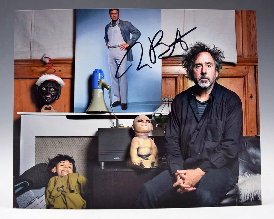 Tim Burton Signed Photograph (1 of 3)