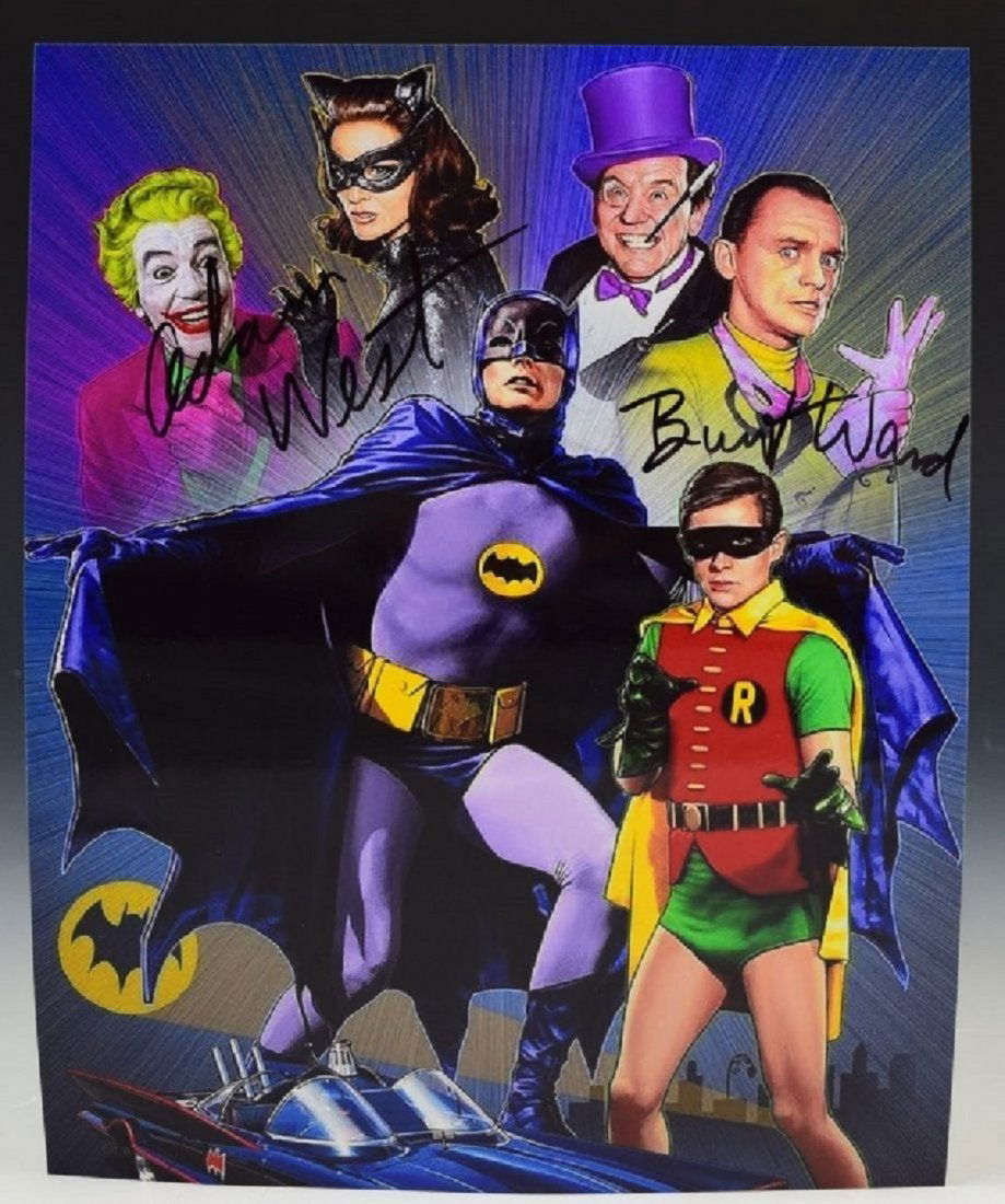Adam West, Burt Ward Signed Batman Photograph (1 of 3)