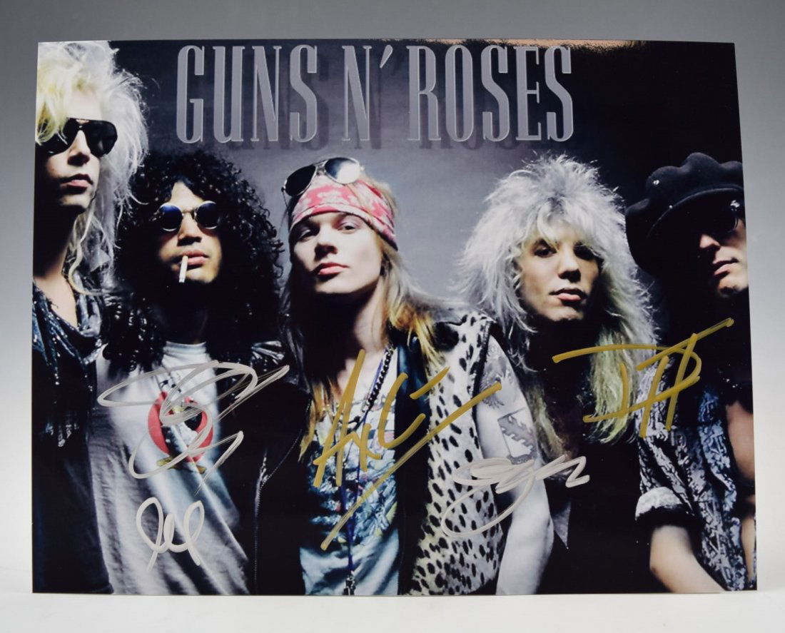 Guns N Roses Signed Photograph (1 of 2)