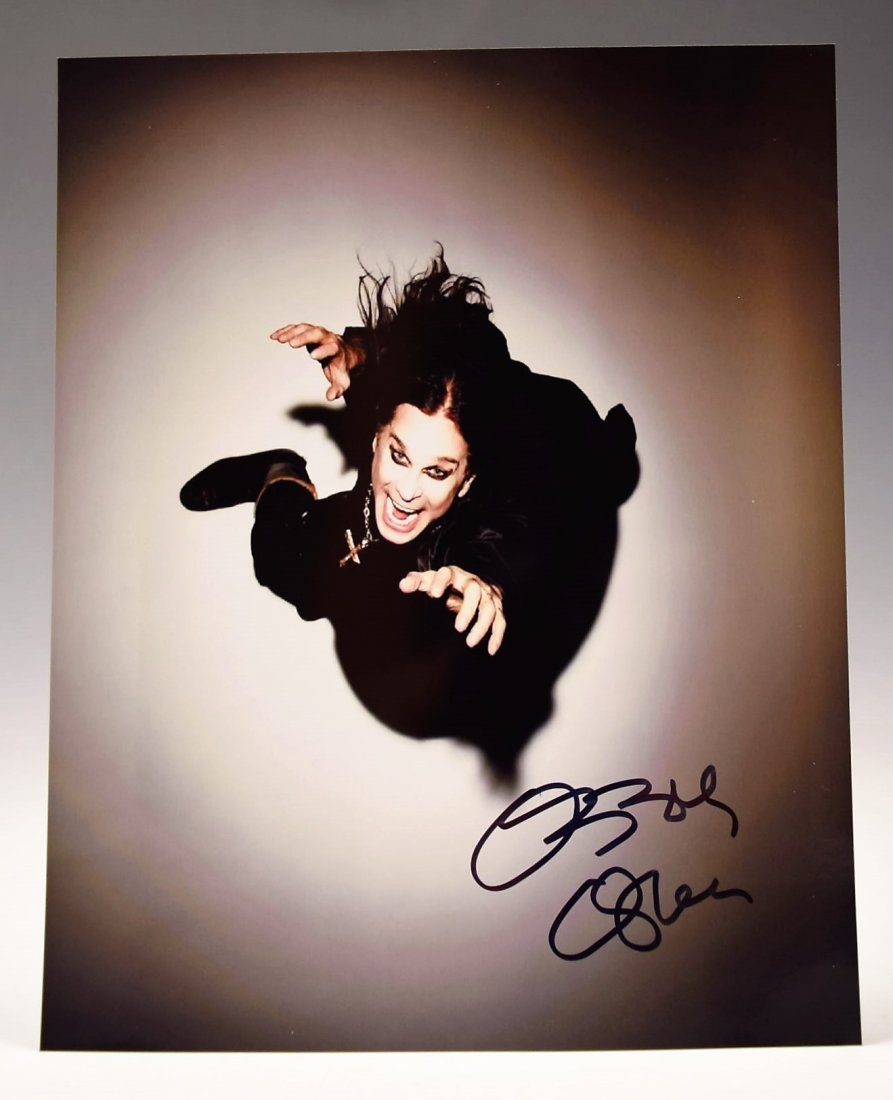 Ozzy Osbourne Signed Photograph (1 of 2)