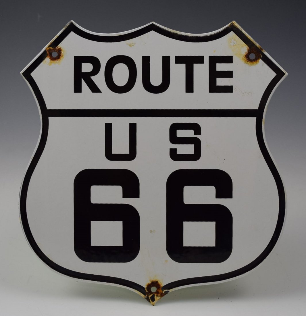 Route 66 Porcelain Sign (1 of 1)
