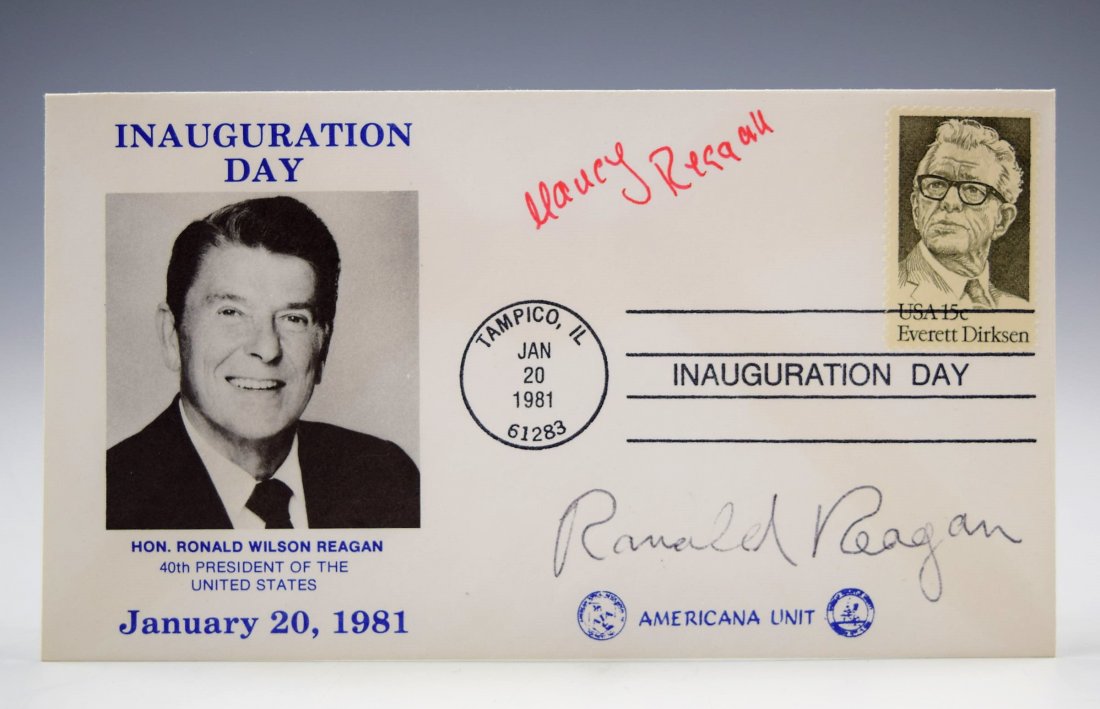 Ronald Regan and Nancy Regan Signed Envelope (1 of 2)