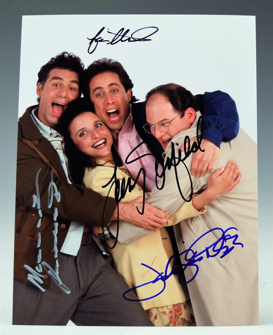 Seinfeld Cast Signed Photograph (1 of 2)