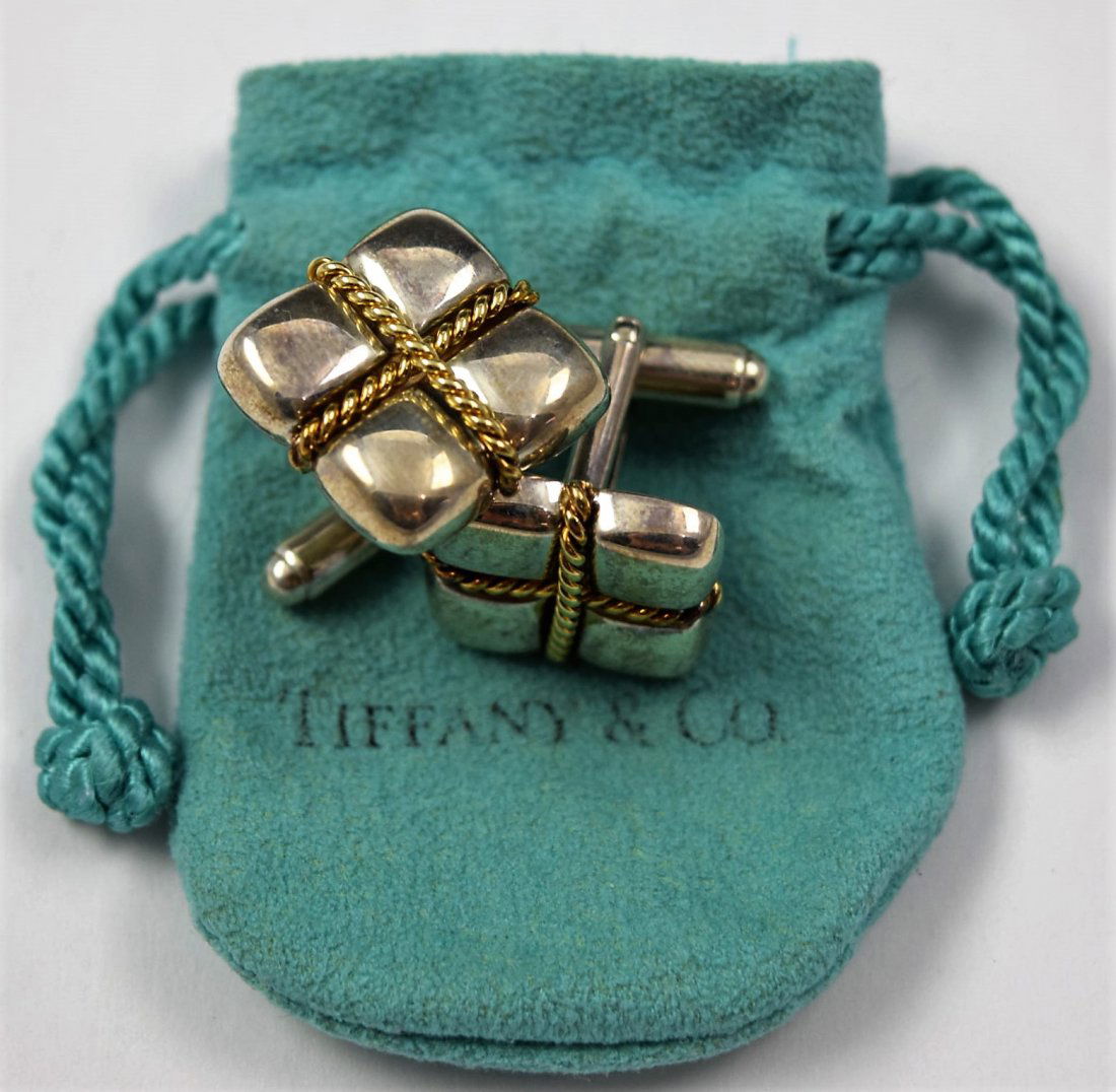 Tiffany & Co Sterling Silver Cufflinks (1 of 3)