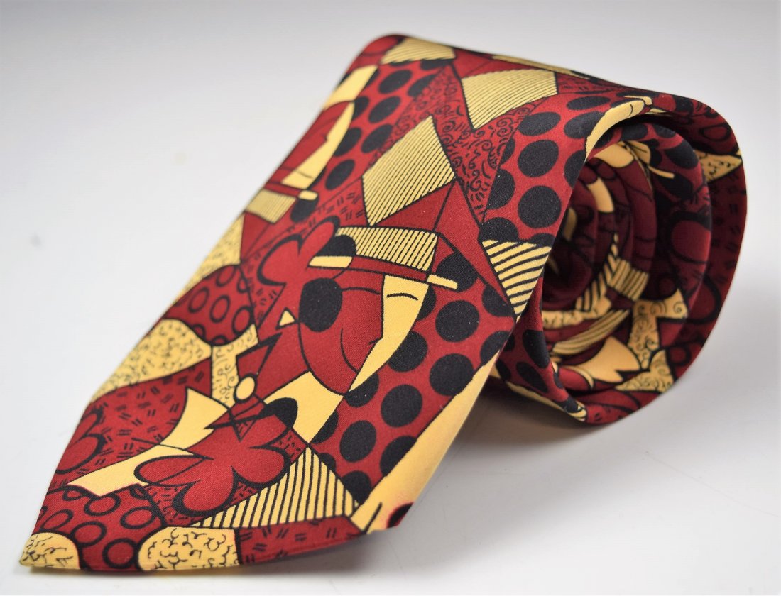 Romero Britto Signed Tie (1 of 3)